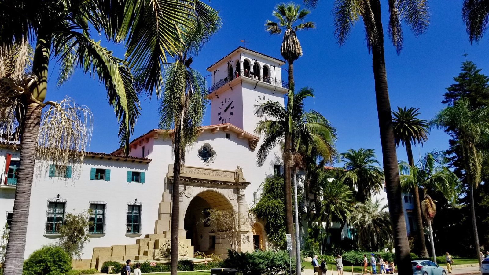 The Santa Barbara County Courthouse