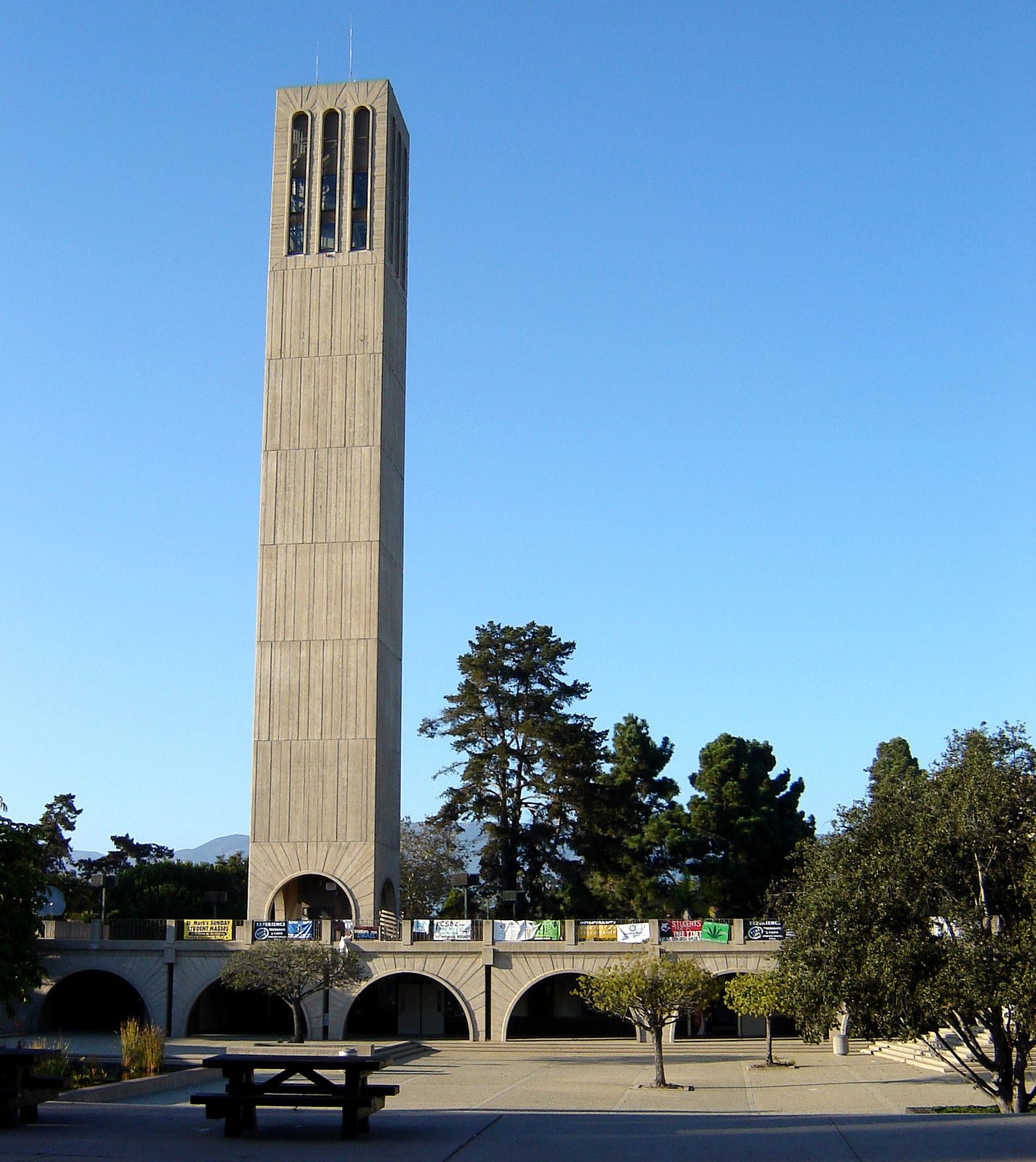 Storke Tower on the UC Santa Barbara campus